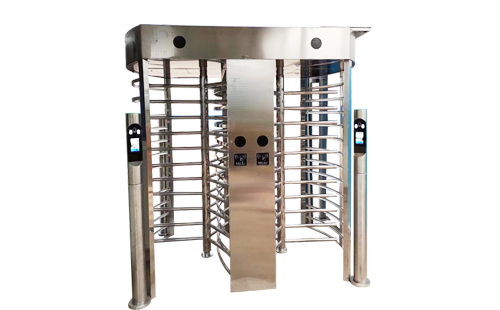 青岛人脸识别闸机圆柱全高转闸安装案例 - {dede:global.cfg_webname/}